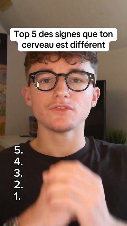 Top 5 des signes que ton cerveau est différent #corpshumain #humain #psychologie