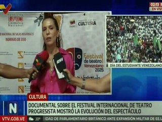 Presentado documental que muestra la evolución del Festival Internacional de Teatro Progresista