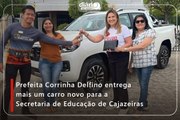 Prefeita Corrinha Delfino entrega mais um carro novo para a Secretaria de Educação de Cajazeiras