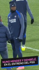 Dembélé vuelve a los entrenamientos del PSG