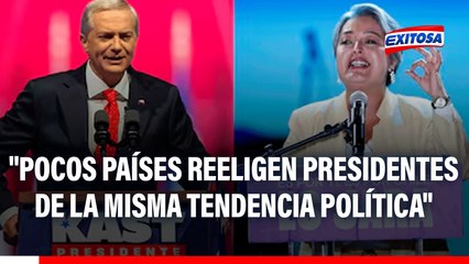 Javier Pérez: "Son muy pocos los países que logran reelegir a un presidente de la misma tendencia política"