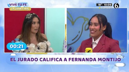Fernanda Montijo canta "Deja que salga la luna" en Vive Tu Fe