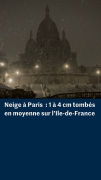 Neige : la butte Montmartre se transforme en terrain de jeu pour les Parisiens