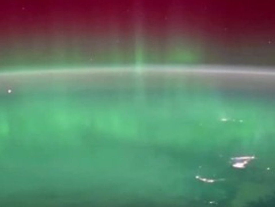 Spektakulär! Astronautin filmt Polarlichter vom All aus
