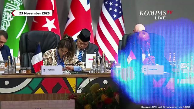 Momen Wapres Gibran Hadiri Hari Kedua KTT G20 di Afrika Selatan