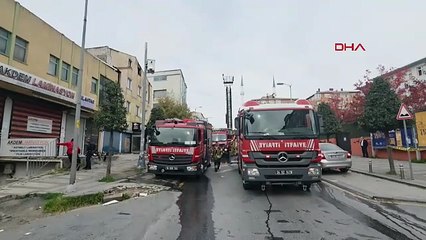 İstanbul'da tekstil fabrikasında yangın paniği