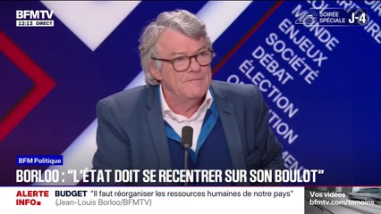 Jean-Louis Borloo: "Il faut réorganiser les ressources humaines de notre pays"