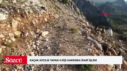 Kaçak avcılık yapan 4 kişi hakkında idari işlem
