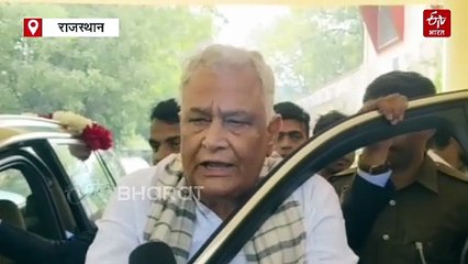 SIR से घुसपैठिए बंगाल से भाग रहे हैं, चुनाव आयोग ने अच्छा काम किया है : किरोड़ी लाल मीणा