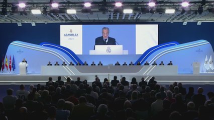 El homenaje de Florentino hacia Ancelotti que arrancó los aplausos de la asamblea