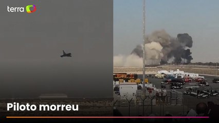 Avião de caça da Índia cai durante show aéreo em Dubai