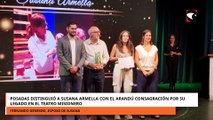 Posadas distinguió a Susana Armella con el Arandú Consagración por su legado en el teatro misionero