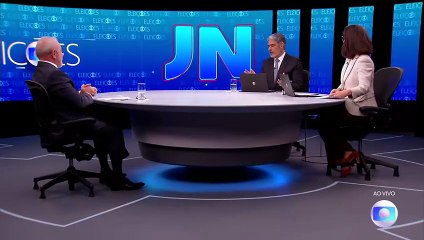 Jornal Nacional - JN entrevista Lula (PT), candidato à Presidência da República; veja íntegra - Globoplay