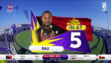 2021 T20 CWC - Oman vs P.N.G., 1st Match, First Round Group B at Al Amarat
