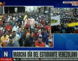Juventud venezolana marcha por el Día del Estudiante Universitario