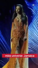 Miss Jamaica sufre caída en gala preliminar de Miss Universo 2025 | En la vida de los famosos