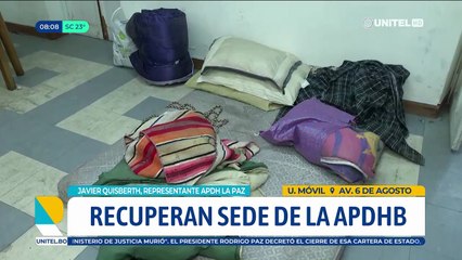 Apdhb denuncia pérdida de documentos y destrozos tras recuperar su sede