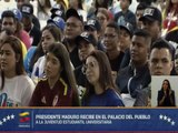 Jefe de Estado instó a los movimientos estudiantiles de Venezuela y EE.UU. a alzar la voz por la paz