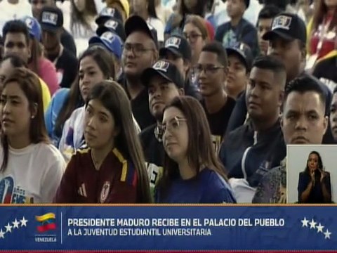 Jefe de Estado instó a los movimientos estudiantiles de Venezuela y EE.UU. a alzar la voz por la paz