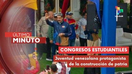 Pdte. Maduro reconoce a la juventud como fuerza de cambio