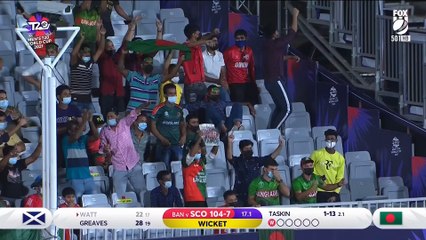 2021 T20 CWC - Scotland vs Bangladesh, 2nd Match, First Round Group B at Al Amarat