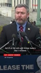 Jamal Khashoggi’s wife joins lawmakers to push for Trump’s 2019 call transcript