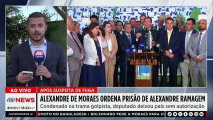 Moraes decreta prisão de Ramagem após suspeita de fuga para EUA