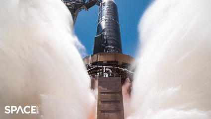 SpaceX Starship Single Engine Static-Fire Simulates In-Space Burn For Flight 10