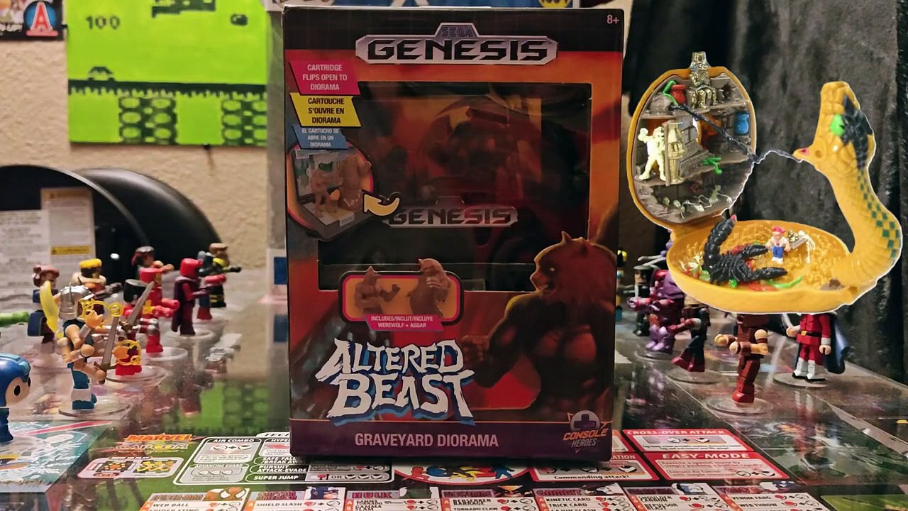 Altered Beast Graveyard Diorama Unboxing | Wilder Toys Console Heroes Review