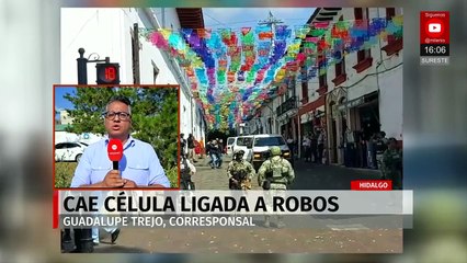 Cae célula criminal dedicada al robo violento en carreteras en Hidalgo