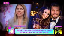 TINELLI EN SU PEOR MOMENTO, SU SUEGRA MARTHA HOY EN 