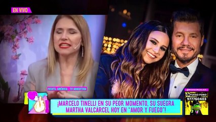 TINELLI EN SU PEOR MOMENTO, SU SUEGRA MARTHA HOY EN "AMOR Y FUEGO" | Willax