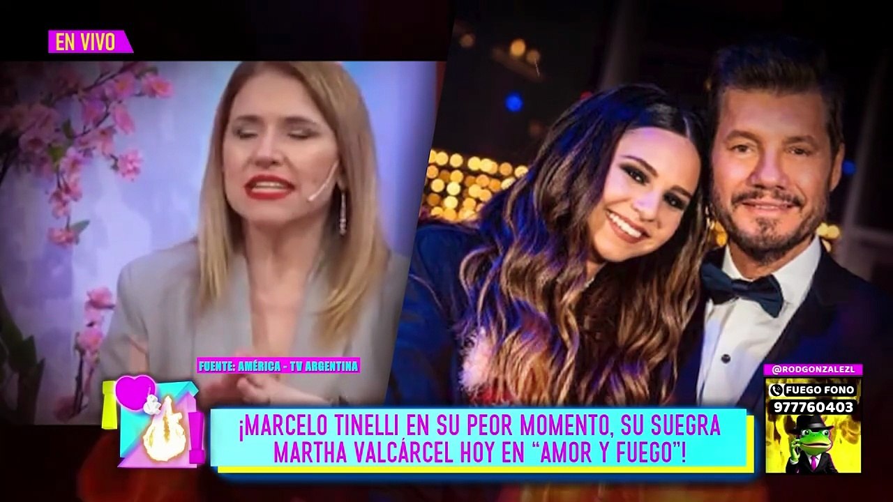 TINELLI EN SU PEOR MOMENTO, SU SUEGRA MARTHA HOY EN "AMOR Y FUEGO" | Willax