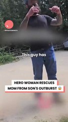 She saved this helpless 70-year-old woman 👏