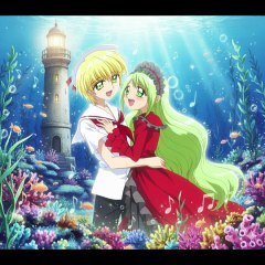 Mermaid melody Hippo le canta a yuri Mi Faro en el Mar