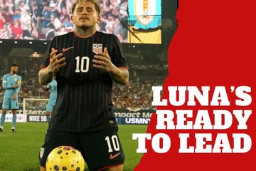 Diego Luna looks comfortable wearing Pulisic USMNT jersey number