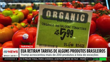 EUA retiram tarifas de 269 produtos, mas mantêm taxação em outros itens