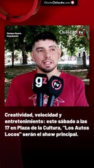 Creatividad, velocidad y entretenimiento: este sábado a las 17 en Plaza de la Cultura, "Los Autos Locos" serán el show principal.