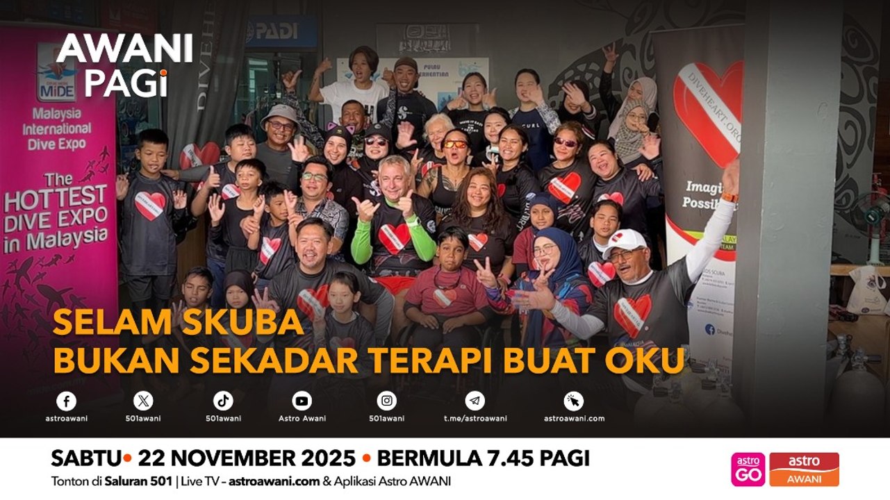 AWANI Pagi: Selam skuba bukan sekadar terapi buat OKU