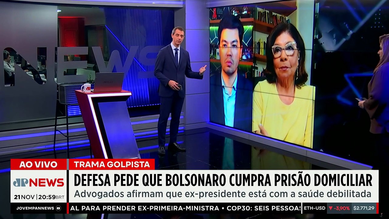 Defesa de Bolsonaro pede ao STF que ex-presidente cumpra prisão domiciliar
