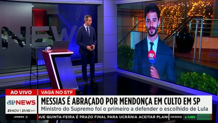 STF: André Mendonça apoia Messias em culto; Alcolumbre reage com irritação