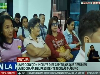 Serie "Nicolás: El Origen" fue presentada en el Salón Tricolor de la Gobernación de Barinas