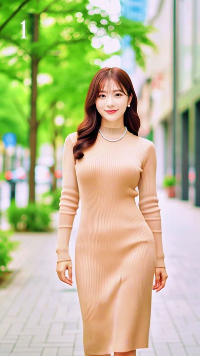 街拍美女5選 - 53 | 4K AI美女街頭時尚 | Beautiful Asian Girls Street Fashion Lookbook #shorts #aigirl