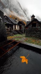 rainy autumn days 🍁🖤 📍Ticino / Switzerland🇨🇭