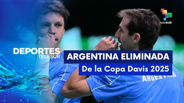 Argentina quedó eliminada de la Final 8 de la Copa Davis DEPORTES TELESUR 21-11-2025