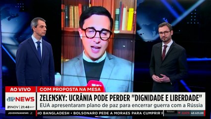 Plano de paz dos EUA: Zelensky alerta para risco de perder "dignidade e liberdade"