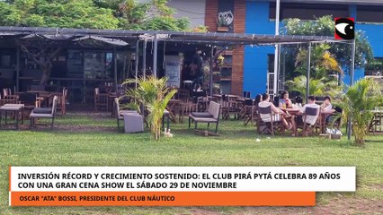 El presidente del Club Pirá Pytá brindó detalles sobre la cena show aniversario