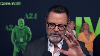 Nick Offerman on Alex Garland's 'Civil War' Potentially Causing Real-World Violence | THR Video