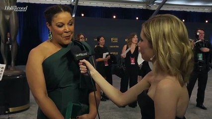 Linda Powell Talks Celebrating Actors and Actresses at the SAG Awards Following the SAG-AFTRA Strike | THR Video