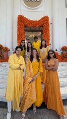 Smriti Mandhana Palash Muchhal haldi photos 1